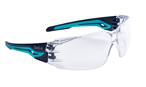 Die Schutzbrille Silex bietet ansprechendes Design, perfekte Passform für jedes Gesicht und stabile Gläser (Foto © Bollé Safety)