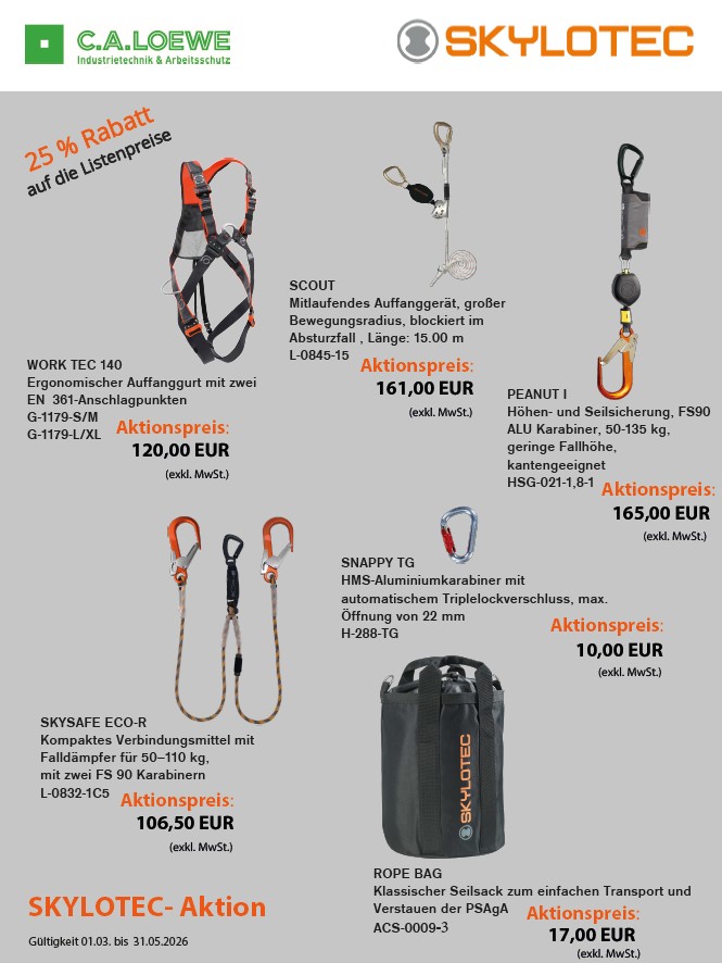 SKYLOTEC-Rabattaktion
