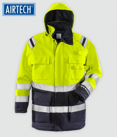 KANSAS – Arbeitsschutz Winterparka Flamestat High Vis Airtech® Kl. 3 4086 ATHR